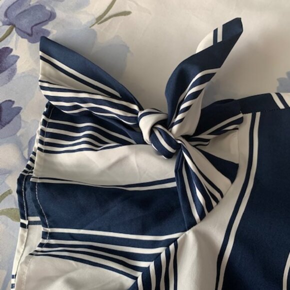 Roz and Ali Navy Blue/White Shirt, 2X - Picture 3 of 6